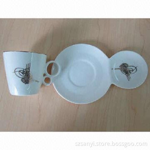 12pcs Super White Cup and Saucer Set